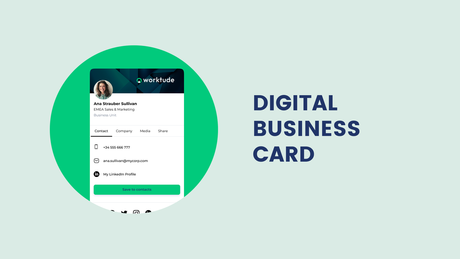 Advanced Canva Business card design for FIGMA - Worktude